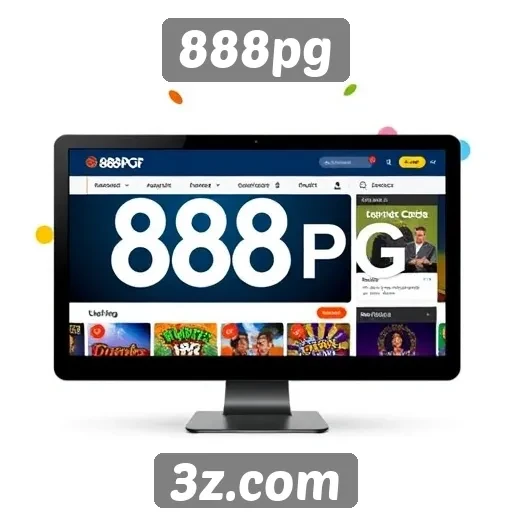 Navegação e design do site 888pg